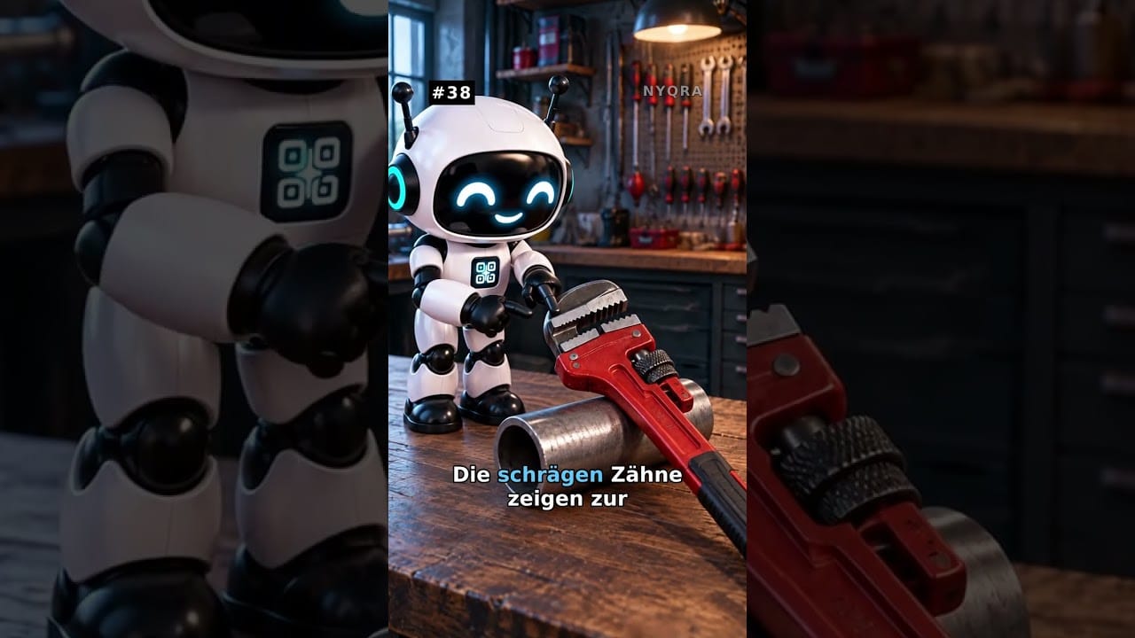 #38 Warum beißt deine Rohrzange nur richtig herum? 🔧