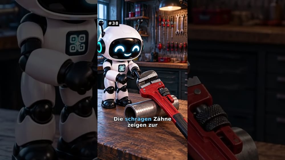 #38 Warum beißt deine Rohrzange nur richtig herum? 🔧