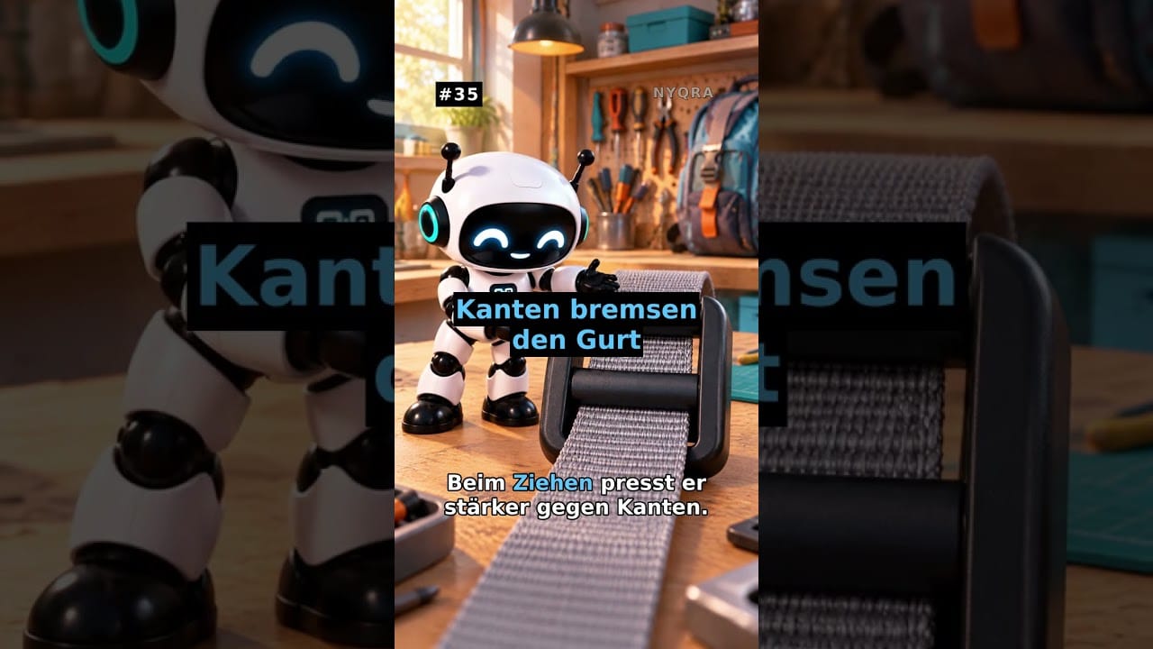 #35 Warum hält die Rucksack-Schnalle beim Ziehen? 🎒